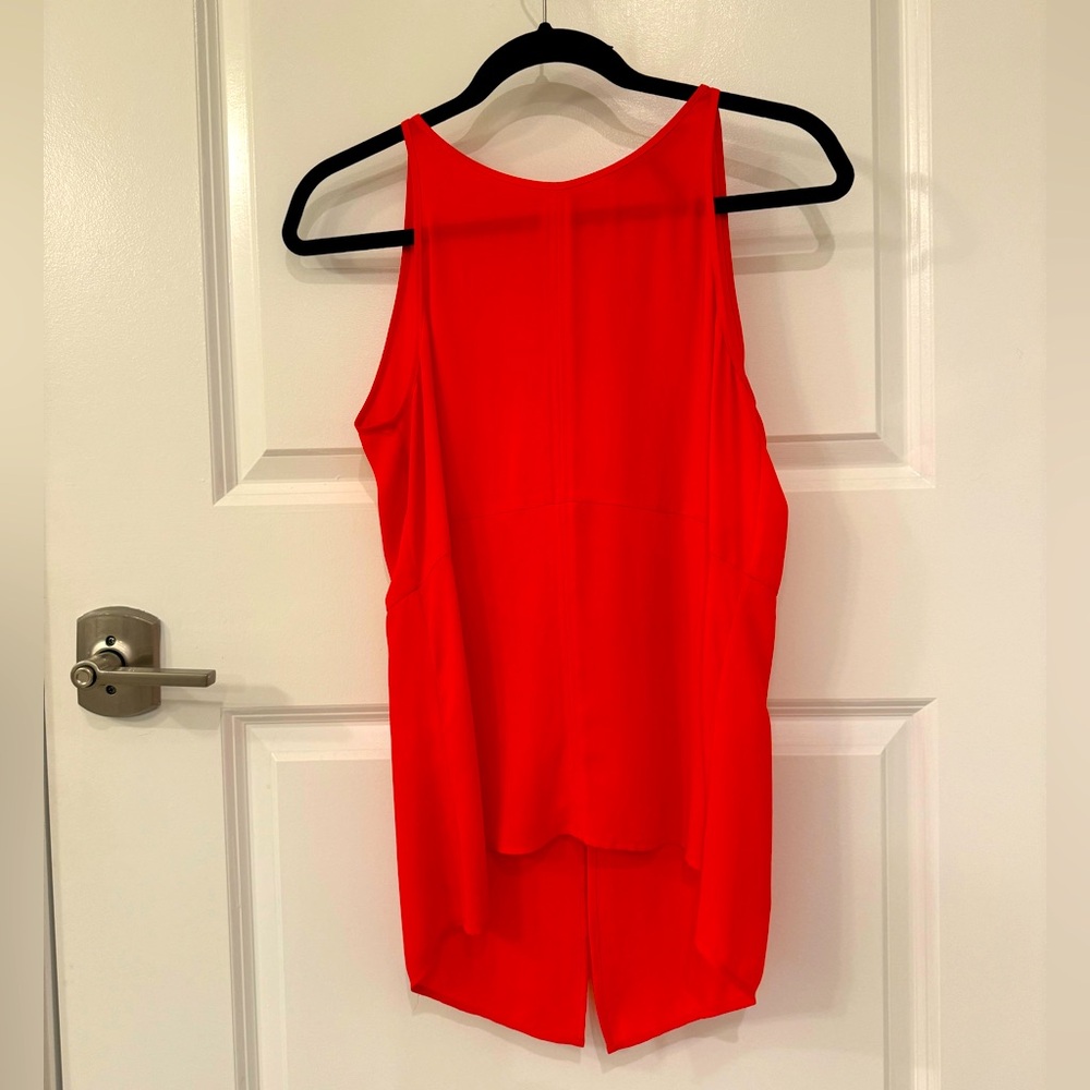BCBGMaxAzria bright orange top Size Small